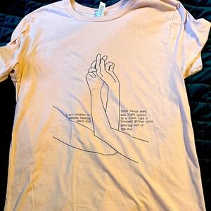 Song of Achilles intertwined hands shirt